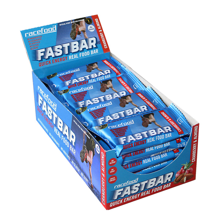 CRANBERRY & ALMOND - FASTBAR - PACK OF 20 – Racefood